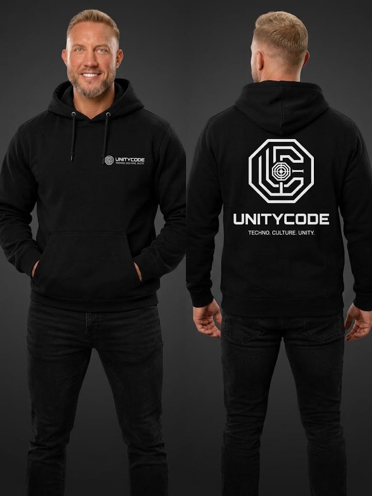 UNITYCODE-Hoodie - Schwarz