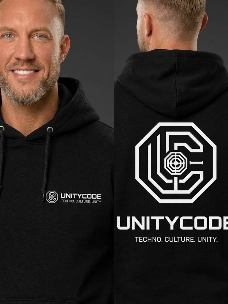 UNITYCODE-Hoodie - Schwarz